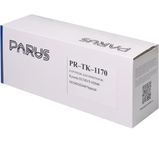 Многоразовый картридж PARUS для принтера Kyocera ECOSYS M2040/M2540/M2640 (7200 страниц, лазерный) PR-TK-1170