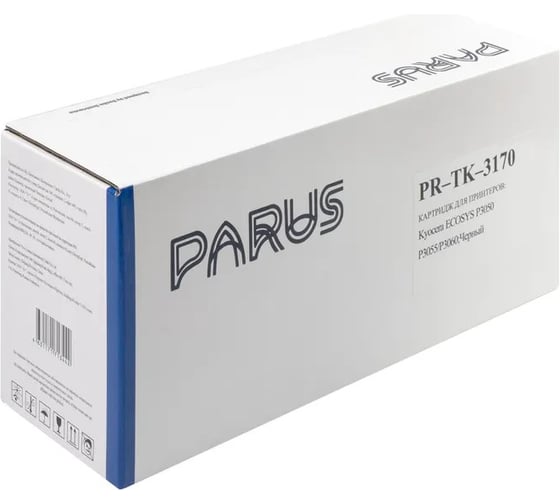 Многоразовый картридж PARUS для принтеров Kyocera ECOSYS P3050-P3060, P3150-P3260, M3860 (15500 страниц, лазерный, бункер) PR-TK-3170