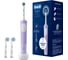 Оригинальная электрическая зубная щётка ORAL-B Vitality Pro Лиловая (1 шт) с дополнительными сменными насадками Sensitive Clean (2 шт), набор 0053019426 1