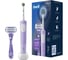 Оригинальная электрическая зубная щётка ORAL-B Vitality Pro Лиловая (1 шт) с бритвой женской Venus Swirl (1 шт), набор 0053019428 3
