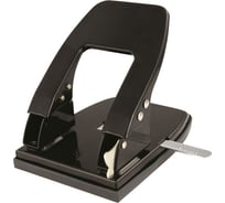 Дырокол Attache Economy до 30 листов, с линейкой, цвет черный 882854