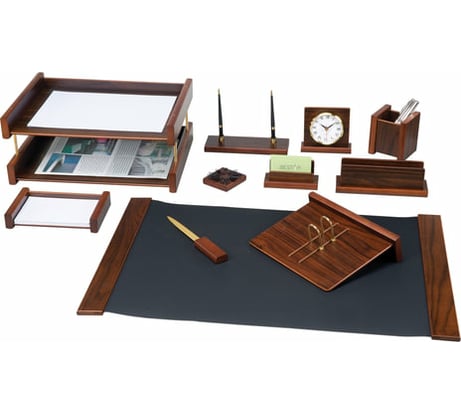 Настольный набор BESTAR Platon из дерева, 11 предметов, цвет орех 236372
