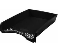 Горизонтальный лоток STAFF Profit для бумаг, A4 330х260х60 мм, полипропилен, черный, 237269