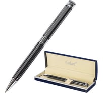 Подарочная шариковая ручка Galant Olympic Chrome, хром/черный корпус, хромированные детали, 0,7мм, синяя, 140614