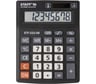 Настольный калькулятор STAFF PLUS STF-222, компактный 138x103мм, 8 разрядов, двойное питание, 250418