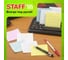 Блок для записей Staff непроклеенный, 9 x 9 x 9 см, плотность 65 г/м², цветной с белым 126367 5