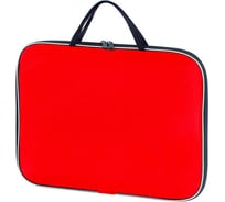 Папка STAFF EVERYDAY на молнии с ручками, А4, ткань, красная, 228341