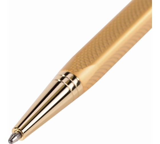 Подарочная шариковая ручка GALANT Stiletto Gold, золотистый корпус, золотистые детали, 0,7мм, синяя, 140527