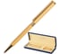 Подарочная шариковая ручка GALANT Stiletto Gold, золотистый корпус, золотистые детали, 0,7мм, синяя, 140527 1