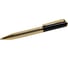 Подарочная шариковая ручка Galant Black Melbourne, золотистый/черный корпус, золотистые детали, 0,7мм, синяя, 141356 8