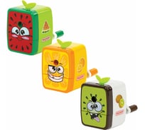 Механическая точилка ПИФАГОР Фрукты, корпус ассорти, 228483