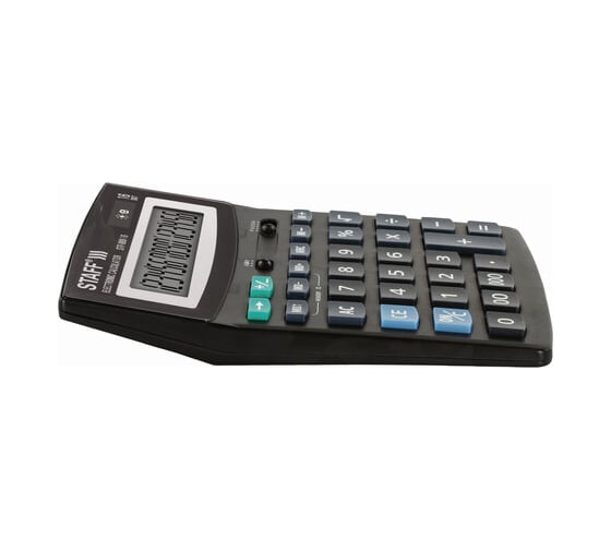 Настольный калькулятор STAFF STF-888-16 200х150мм, 16 разрядов, двойное питание, 250183