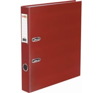 Папка-регистратор STAFF Manager с покрытием из ПВХ, 50 мм, без уголка, красная, 225978