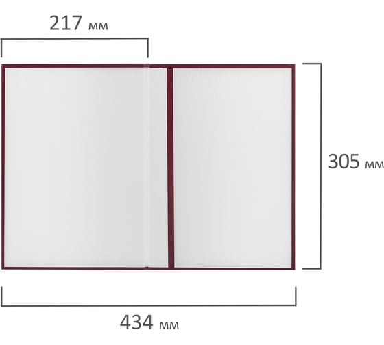 Адресная папка STAFF Basic ПОЗДРАВЛЯЕМ! бумвинил, формат А4, бордовая, 129578