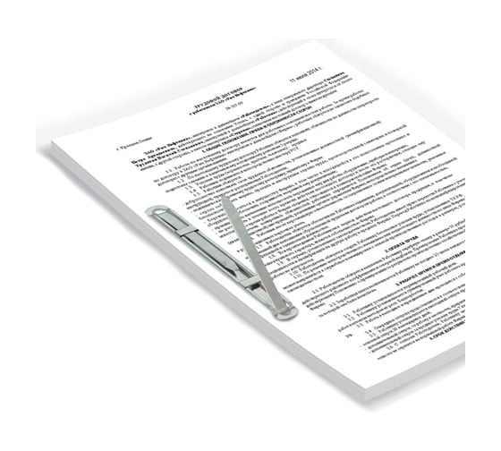 Металлический скоросшиватель STAFF Basic, комплект 50 шт, 224622