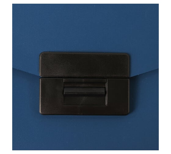 Пластиковый портфель STAFF А4 320х225х36 мм, без отделений, синий, 229240