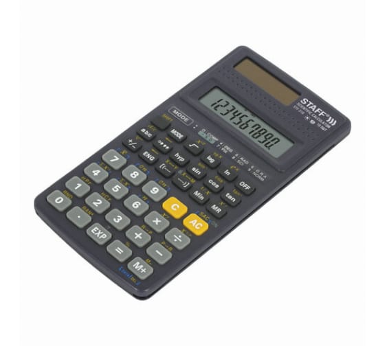 Инженерный калькулятор STAFF STF-310 142х78мм, 10+2 разрядов, двойное питание, 250279 4