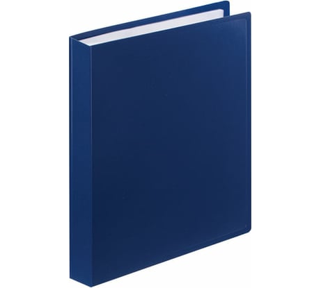 Папка STAFF 60 вкладышей, синяя, 0,5мм, 225704