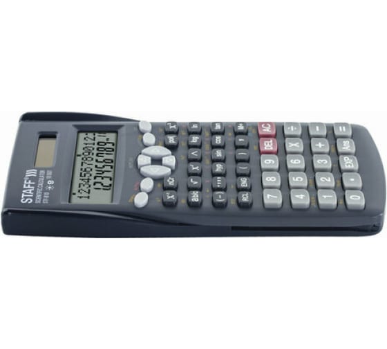 Инженерный калькулятор STAFF STF-810, 240 функций, 10+2 разрядов, двойное питание, 250280 4