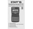 Инженерный калькулятор STAFF STF-810, 240 функций, 10+2 разрядов, двойное питание, 250280 17