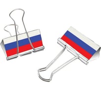 Зажимы STAFF ТРИКОЛОР для бумаг, комплект 12 шт, 25 мм, на 100 листов, картонная коробка, 226252