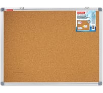Доска пробковая для объявлений BRAUBERG 45x60 см, алюминиевая рамка, Extra, 238307