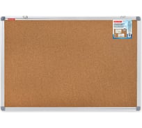Доска пробковая для объявлений BRAUBERG 60x90 см, алюминиевая рамка, Extra, 238308