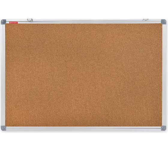 Доска пробковая для объявлений BRAUBERG 60x90 см, алюминиевая рамка, Extra, 238308