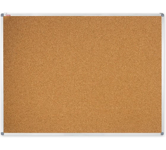Доска пробковая для объявлений BRAUBERG 90x120 см, алюминиевая рамка, Extra, 238309