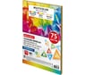 Бумага цветная BRAUBERG "MULTICOLOR" 15 цветов, А4, 80 г/м2, 75 л, 15 цветов x 5 листов 116647