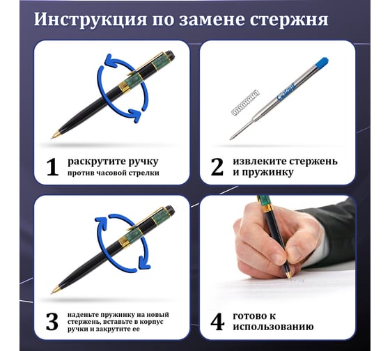 Подарочная шариковая ручка GALANT SFUMATO синяя 143519