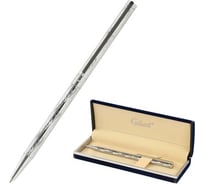 Подарочная шариковая ручка GALANT ASTRON SILVER серебристый корпус, синяя 143527
