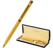 Подарочная шариковая ручка Galant Ingrid золотистый корпус, золотистые детали, 0.7 мм, синяя 141008