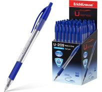 Ручка шариковая Erichkrause автоматическая U-209 Matic&Grip Classic 1,0, Ultra Glide Technology, цвет чернил синий (в коробке по 50 шт,) 47578