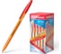 Ручка шариковая Erichkrause R-301 Stick Orange 0,7, цвет чернил красный (в коробке по 50 шт,) 43196 1