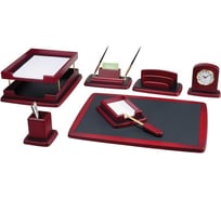 Настольный набор BESTAR Atropos из дерева, 8 предметов, цвет красное дерево 236390