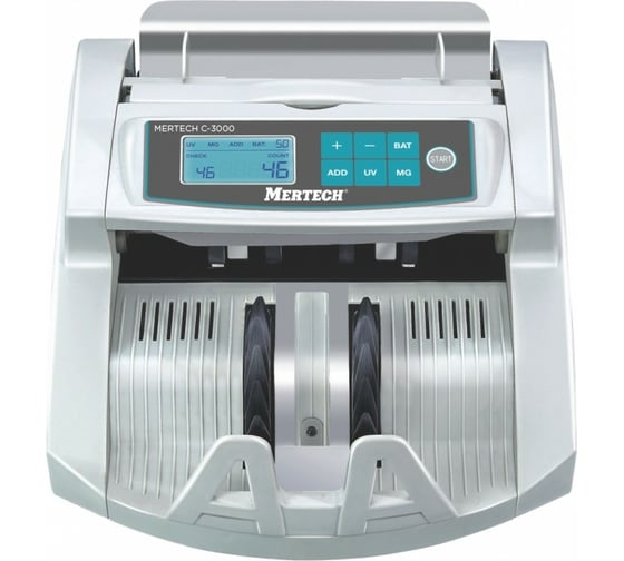 Счетчик банкнот MERTECH C-3000 white 5517