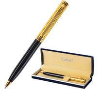 Подарочная шариковая ручка Galant Empire Gold золотой/черный корпус, золотистые детали, 0.7мм, синяя 140960