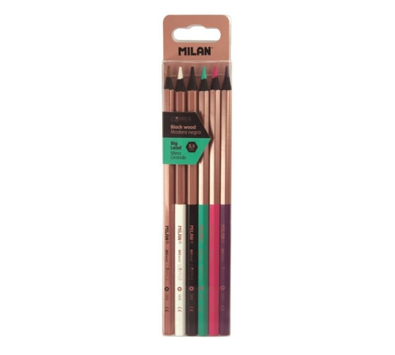 Цветные карандаши Milan Copper, 6 цветов, 713206 1098755 1