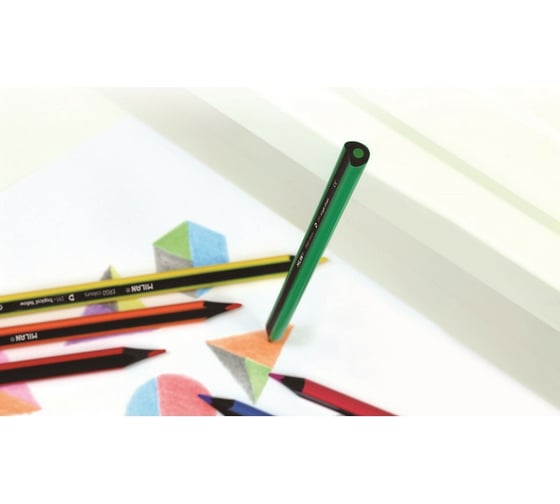 Цветные карандаши Milan Ergo, 10 цветов, точилка, 7229110 1035357