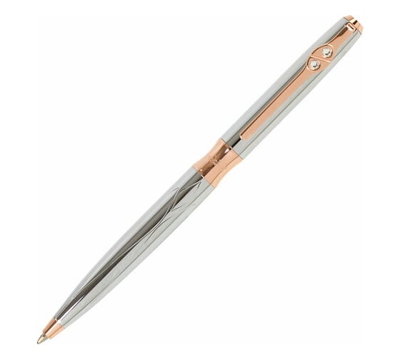 Подарочная шариковая ручка GALANT NUANCE SILVER, синяя, 143520