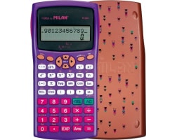 Научный калькулятор Milan M240, 10+2 разряда, 240 функций, на батарейках ААА, фиолетовый 973146