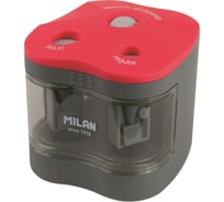 Электрическая точилка Milan 2 отверстия, с батарейками, красная BWM10278 1032924