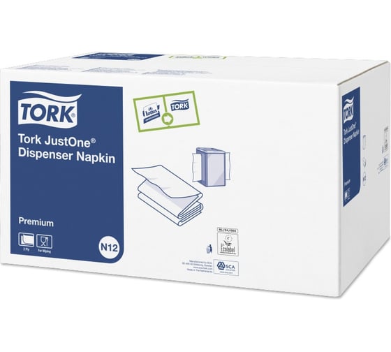 Диспенсерные салфетки TORK Premium белые N12 477687 23592