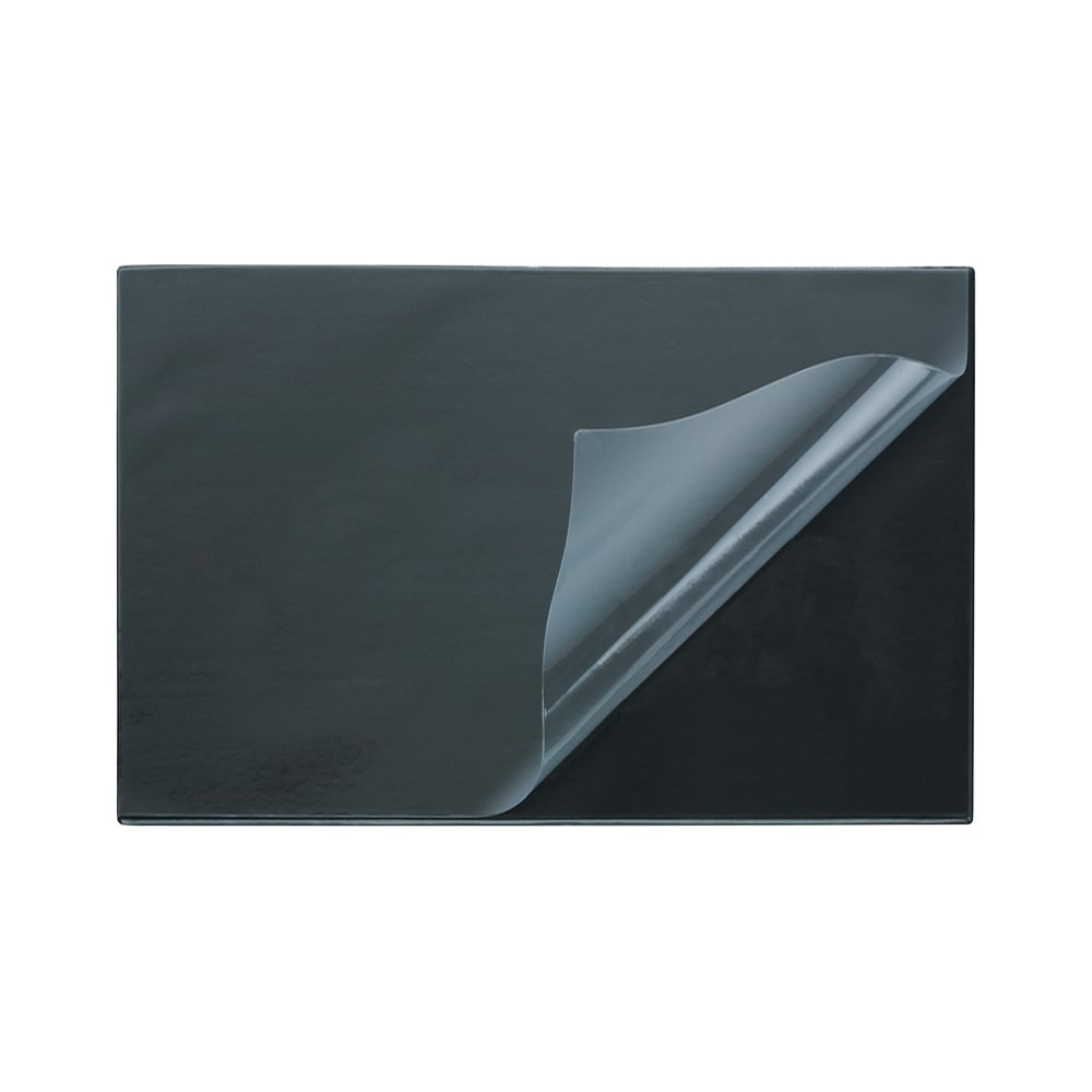 Коврик на стол Attache economy 530х660мм черный с прозрачным верхним листом