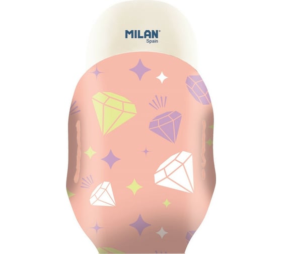 Каучуковый ластик 24 шт в упаковке Milan Pastel Sugar Diamond в чехле CMMSD1012 1139546