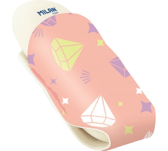 Каучуковый ластик 24 шт в упаковке Milan Pastel Sugar Diamond в чехле CMMSD1012 1139546