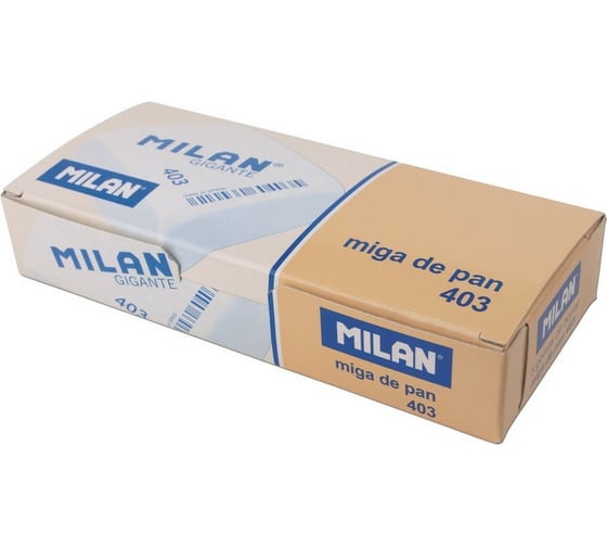 Каучуковый ластик Milan GIGANTE 6,8х5,1х2,8 белый 973198