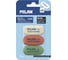 Ластик Milan 124 каучук, 3 штуки в блистере BMM9203 973165 1