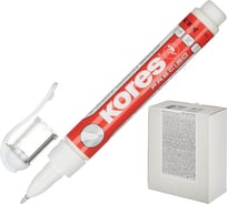 Корректирующая ручка 12 шт в упаковке Kores Preciso 10г 8мл шариковый наконечник 130250